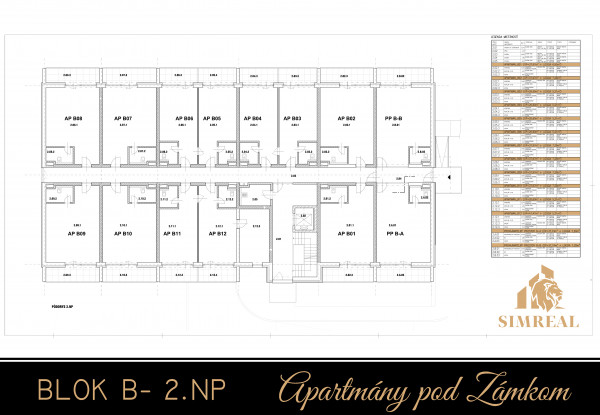 Apartmány Bojnice - BLOK B